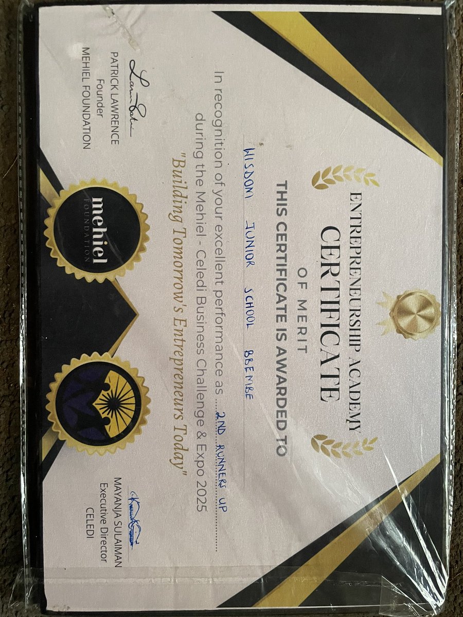 HILCOFoundation's tweet photo. We are honored to receive certificates of participation at the school business club expo 2025! It was an incredible experience showcasing our work and learning from others. https://t.co/t2wNAhJvU0