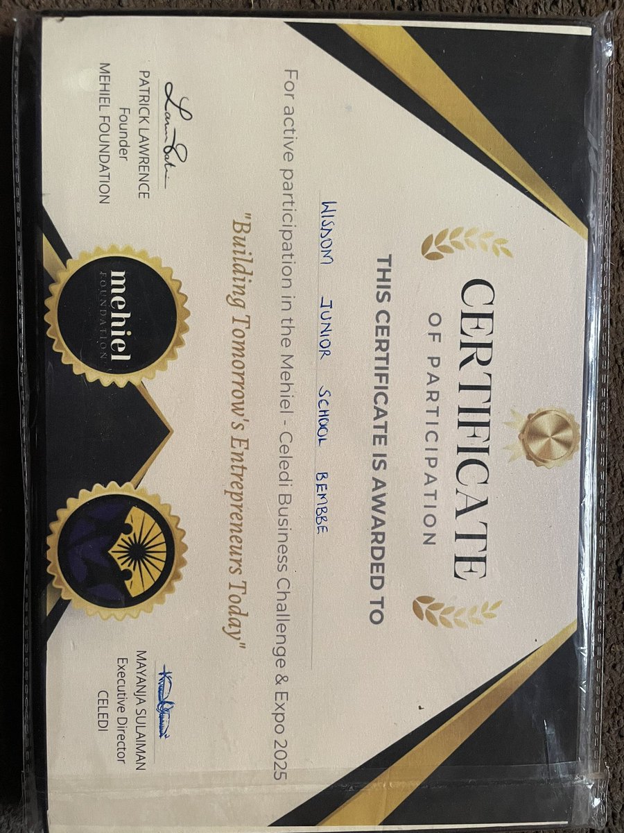 HILCOFoundation's tweet photo. We are honored to receive certificates of participation at the school business club expo 2025! It was an incredible experience showcasing our work and learning from others. https://t.co/t2wNAhJvU0