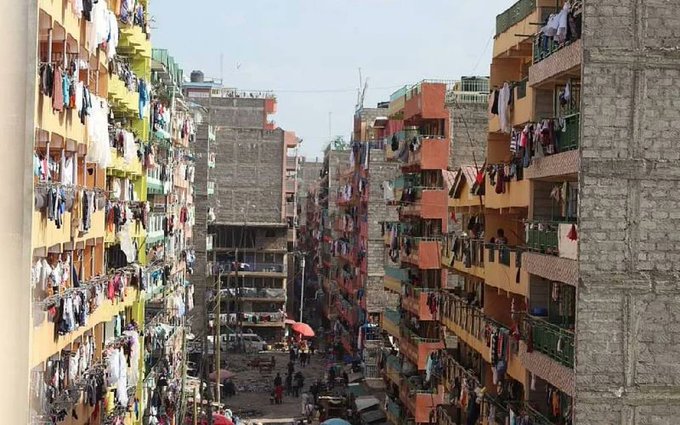 Mbwesaa's tweet image. &quot;Affordable housing is concentration camps&quot;
Meanwhile many Kenyans sell their &quot;land &amp;amp; freedom&quot; to move to such crapholes for opportunities.
Parts of Kenya have land disputes between Siblings forcing folks to urbanize but &quot;Muh Bill Gates&quot; want to steal your 0.25 acres in Kisii.