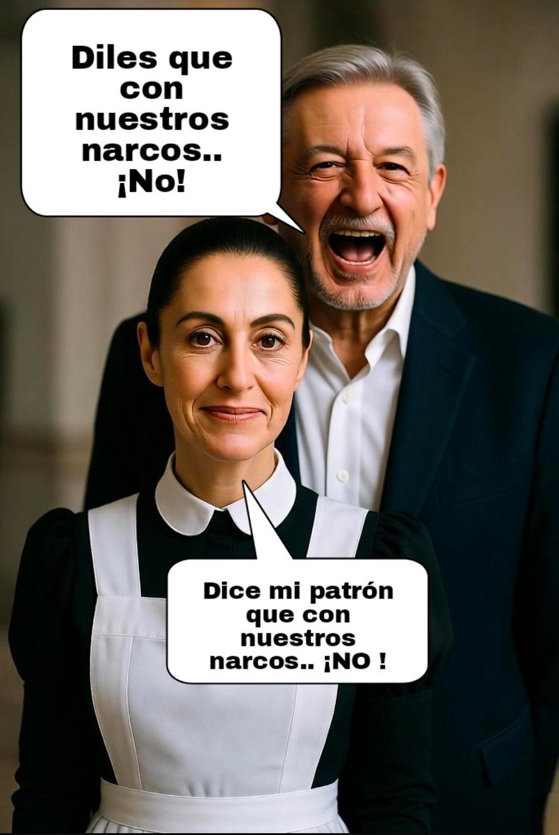 ¡ México no tiene el apoyo de Claudia Sheinbaum !

Ella no va a combatir a los narcos.

Porque los narcos son sus socios y están gobernando juntos. 

Lean un extracto de la columna de Salvador García Soto 

👇

"El brutal asesinato del alcalde Carlos Manzo, ocurrido el pasado 1