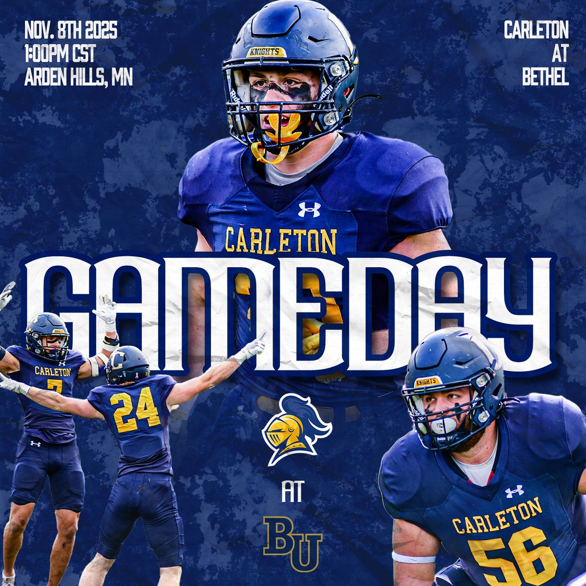 CarletonFB's tweet image. Game day!

#KeepStackin