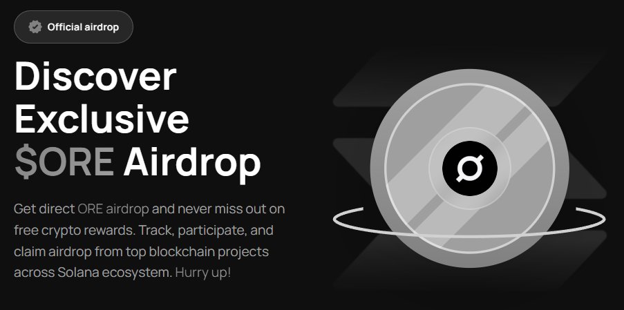 LexPIII's tweet photo. 🚀 GM! ORE ($ORE) on Solana 🌟

🎉 Claim your **$ORE airdrop** at https://t.co/uehMWcr0tE!

💎 Fair-mined — mine via laptop/phone  
⚡ Fast &amp; low-fee on Solana  
📈 Limited supply &amp; open distribution  

#ORE #Solana #Airdrop #Crypto https://t.co/E2At6IruMd