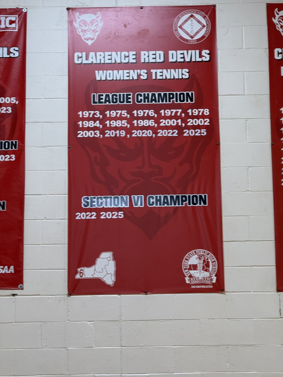 ClarAthletics's tweet image. Finally some quiet time in the gym to do banner updates. #clarenceproud
