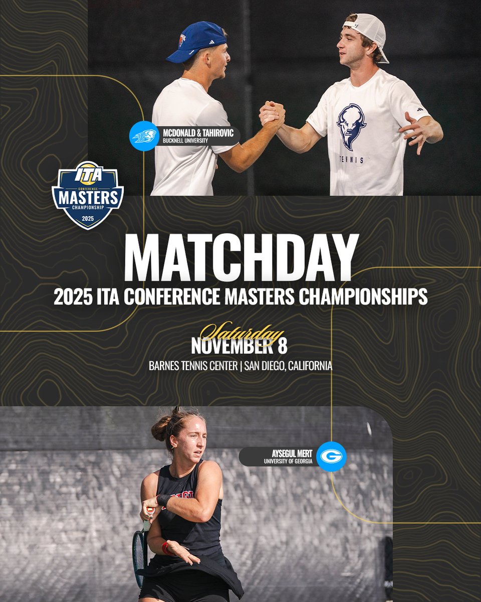 ITA_Tennis's tweet image. Saturday Plans In San Diego 🌴

ℹ️ ITA Conference Masters
🏟️ Barnes Tennis Center
📊 tinyurl.com/4b9yncur (Draws)
📺 tinyurl.com/y4ct23n2 (@CrackedRacquets)

#WeAreCollegeTennis | #ITAMasters