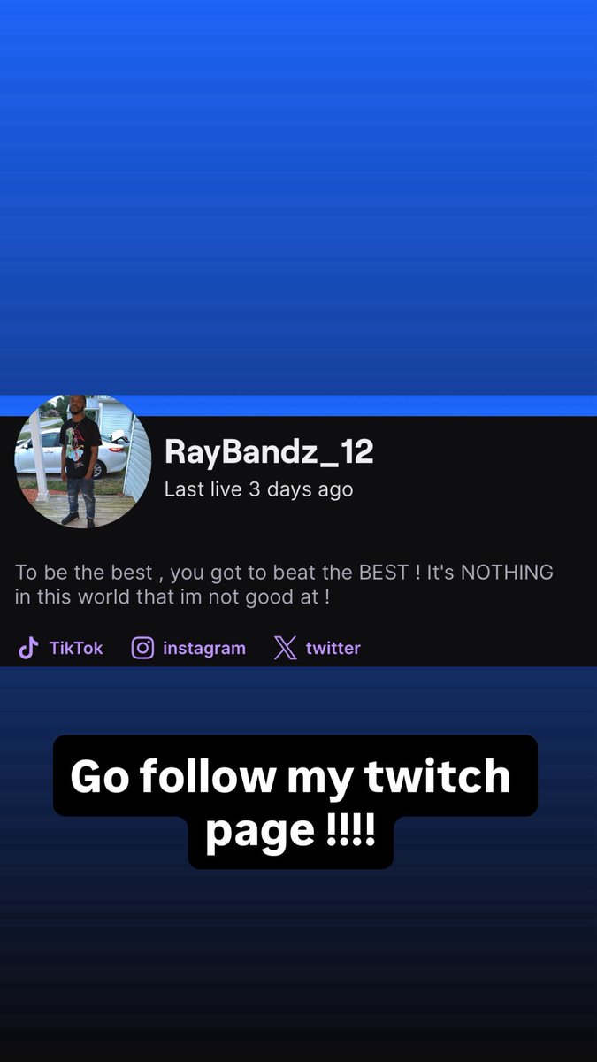 Ray_Bandz's tweet photo. Go run 🏃🏽‍♂️ the followers up ‼️ https://t.co/Ilq6YwhlgP