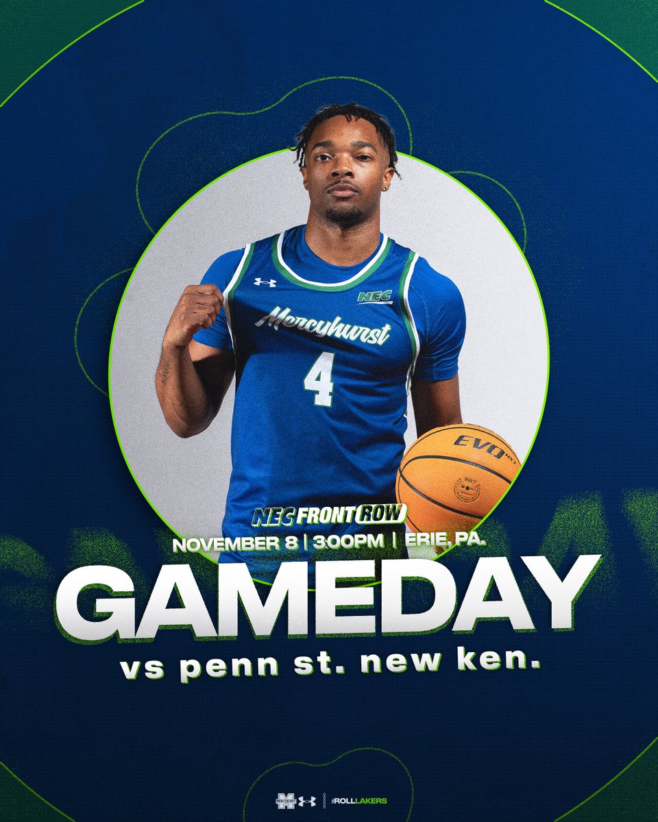 Back at the MAC for some evening hoops 🏀

🆚 Penn St. New Kensington
⏰ 3PM 
📍 Erie, Pa. 
📺 necfrontrow.com/game/14084

#RollLakers☘️