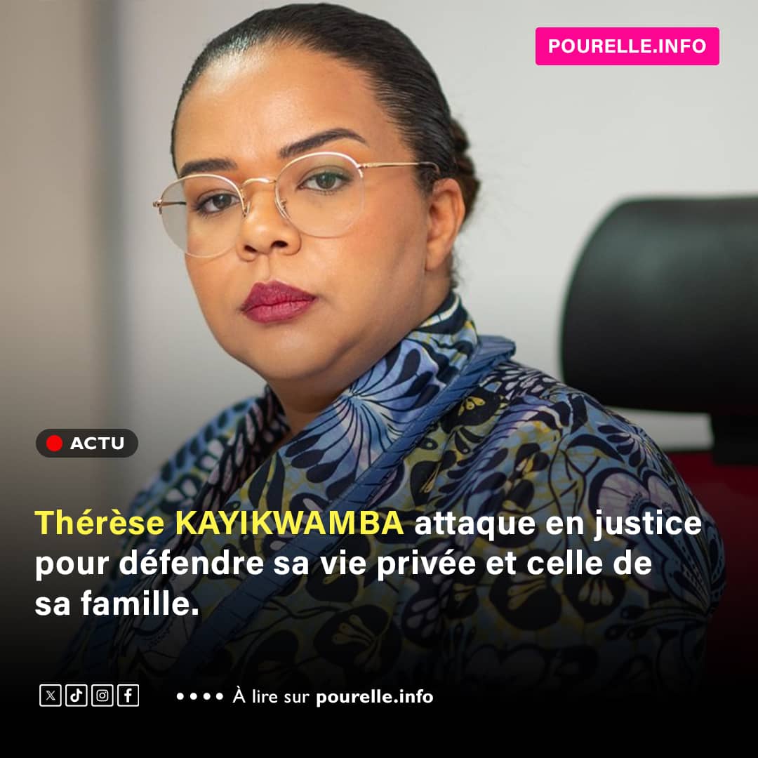 Pourelleinfo1's tweet photo. Voici l'essentiel de l'actualité de cette semaine à retenir 

Thérèse KAYIKWAMBA attaque en justice pour défendre sa vie privée et celle de sa famille
 https://t.co/bUdw0OLla5
 https://t.co/GWGP6zbd4y
Restez connectés pour ne rien rater sur les femmes.
#PourelleInfo https://t.co/ABwfNiz6mq