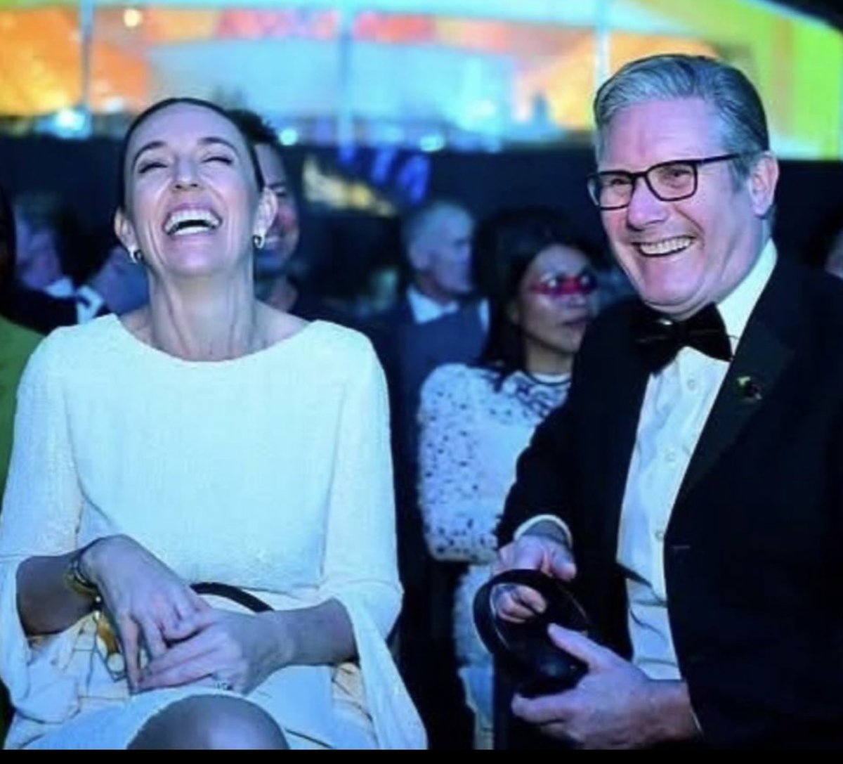 WEF Shill Politicians Keir Starmer &amp; Jacinda Ardern sat in Brazil after taking their Private Jets to discuss the Climate Change Scam will make you angry.