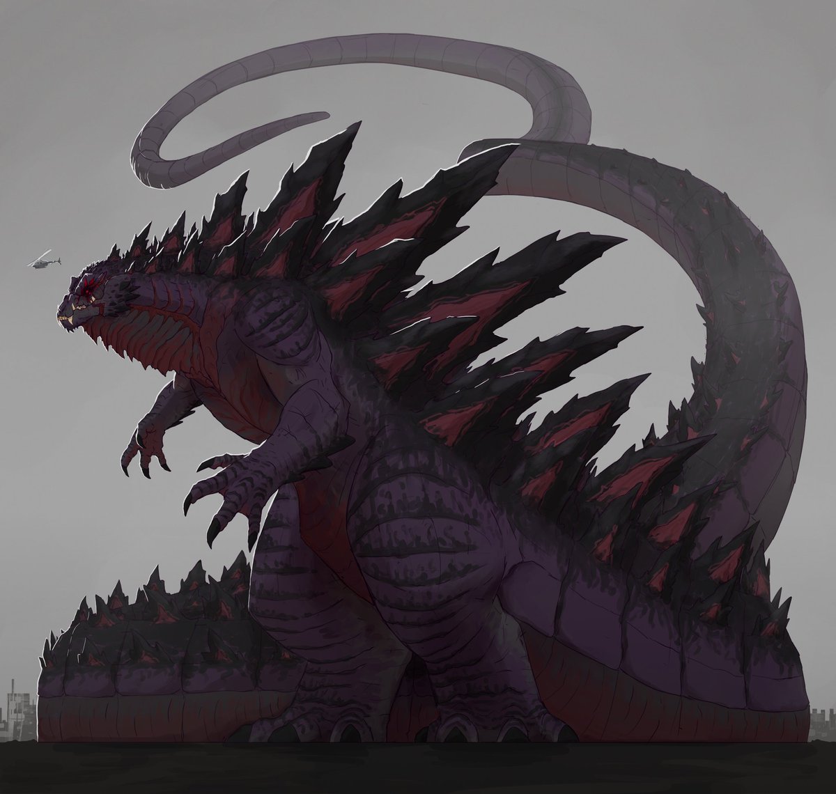 arsyad_haekal's tweet image. AKAI-GOJI. The Mad Judge.

Akai goji reference sheet. The big G himself 

#GODZILLA_GREAT_SIN #akaigoji #fangoji #Godzilla #gojira