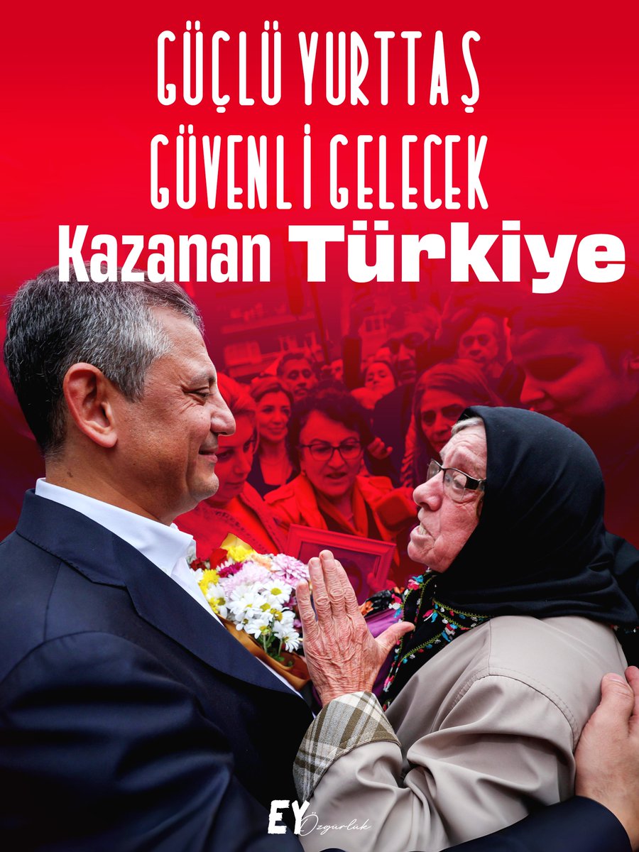 Güçlü yurttaş, güvenli gelecek, kazanan TÜRKİYE!