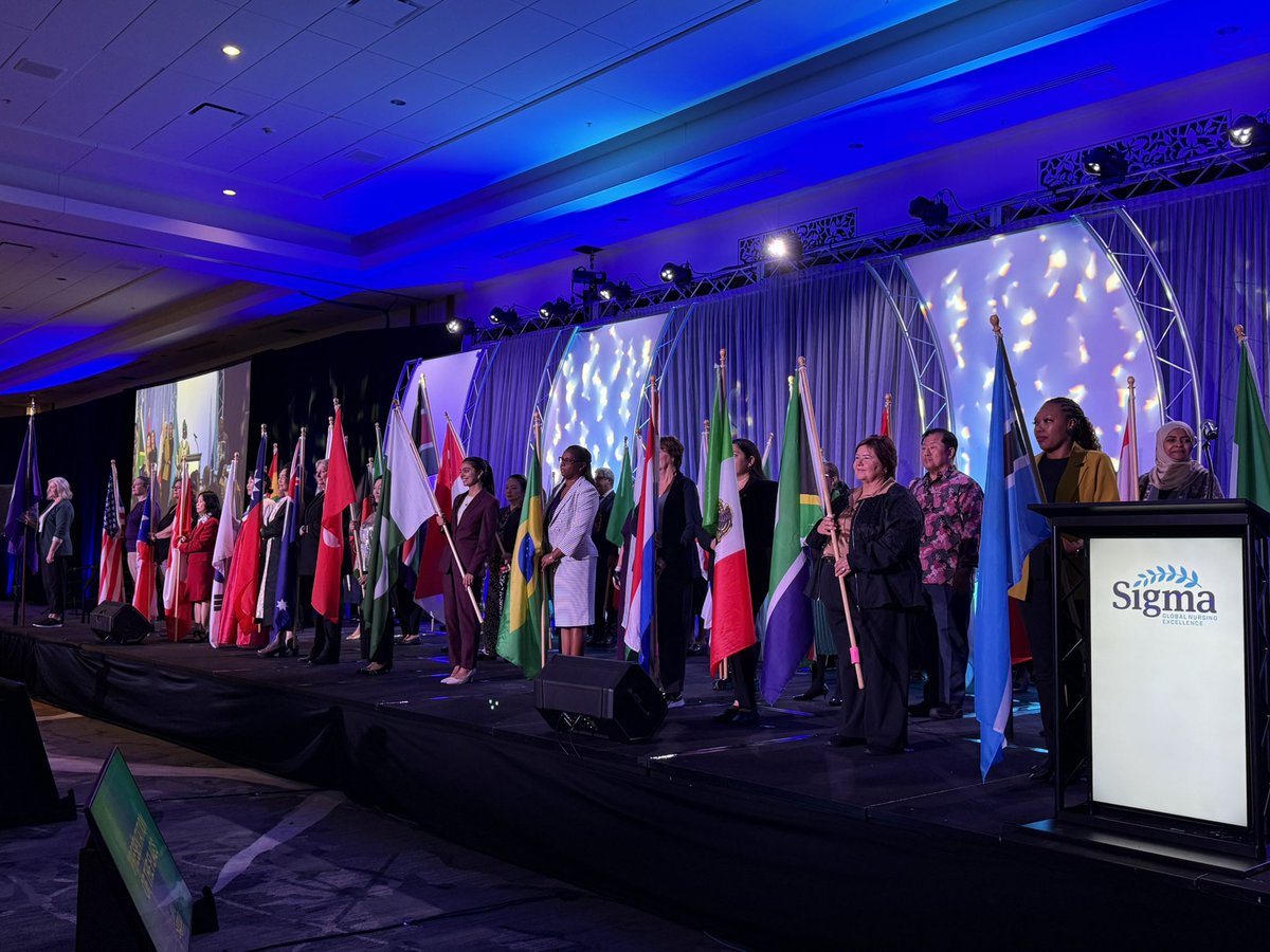 BethTigges's tweet photo. The more than 40 countries of @SigmaNursing #SigmaConv25 https://t.co/tjEWV6L7dV