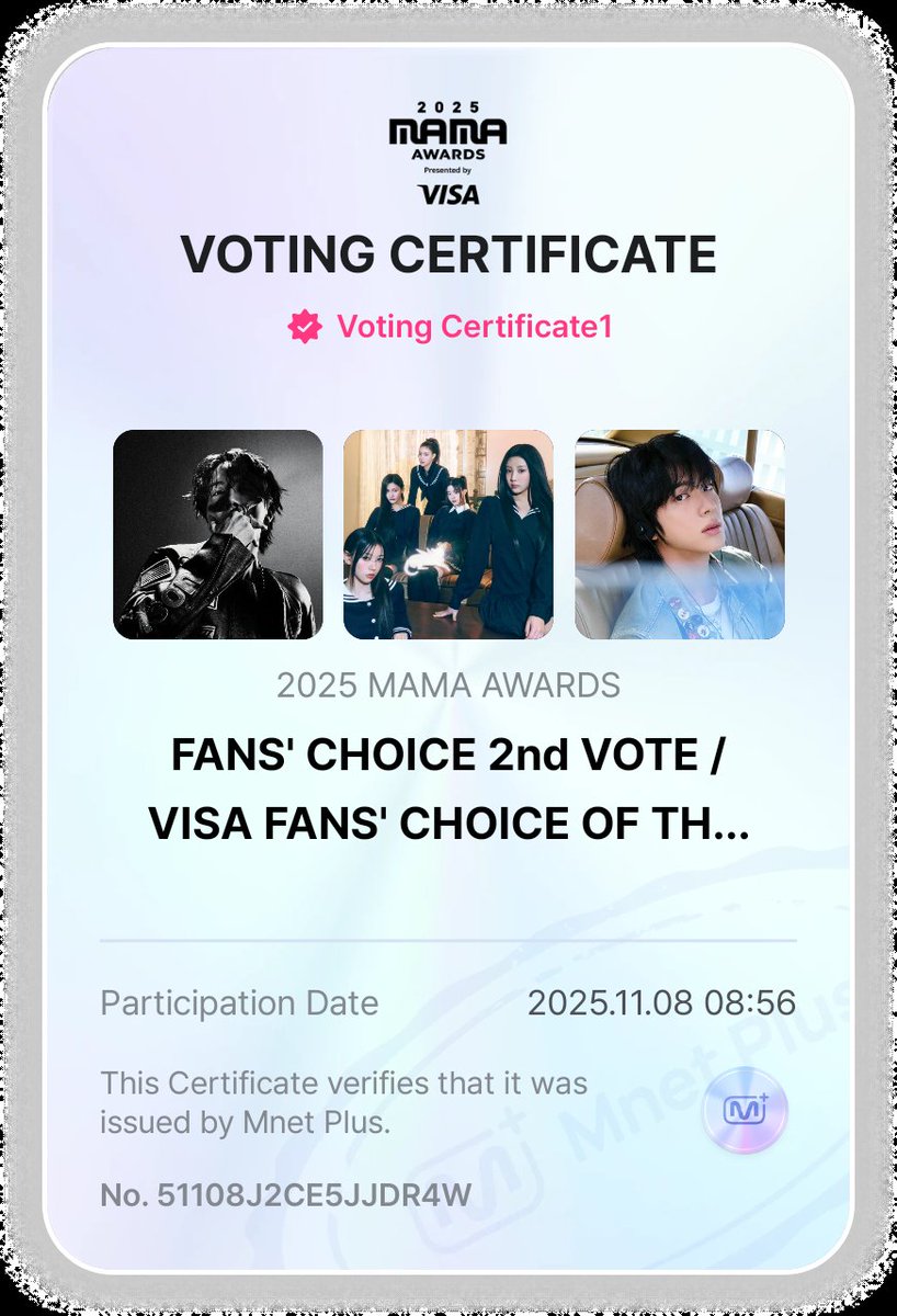 Ya dejaron sus votos

i vote #jhope for #2025MAMAVOTE