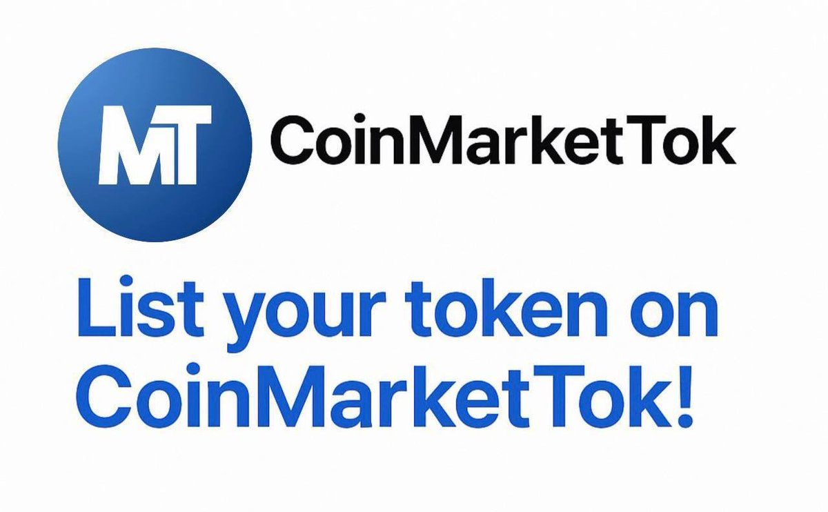 💲150 Draw in | 3 Days |

100
▫️RT &amp; Follow: <a href="/CoinMarketTok/">CoinMarketTok</a> 

50
▫️Join Telegram: t.me/CoinMarketTokN…

Post Proof 

(AD~NFA~DYOR)