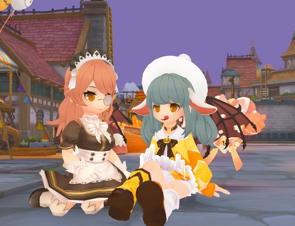 なんか懐かしい感じ🍊
 #ラグオリ