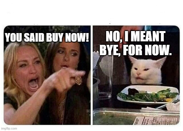 Had to. Set up was too perfect.