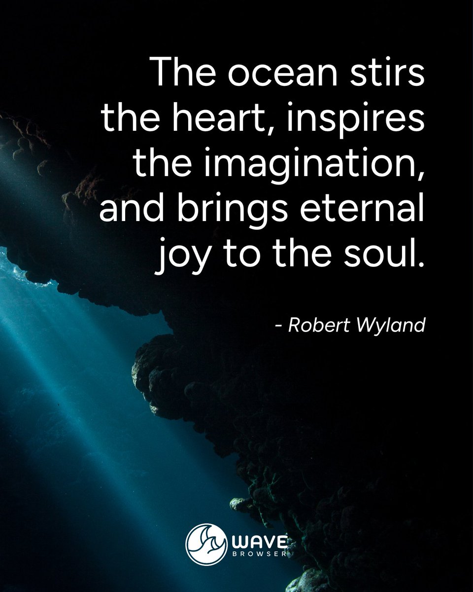 Wave_Browser's tweet image. 🌊 The ocean has a way of touching every part of who we are — mind, body, and soul. 💙

Let it remind you to pause, breathe, and protect the beauty that inspires us all. 🌎✨

#WaveOfTheDay #WaveBrowser #OceanInspiration #RobertWyland #OceanConservation #MakeWaves