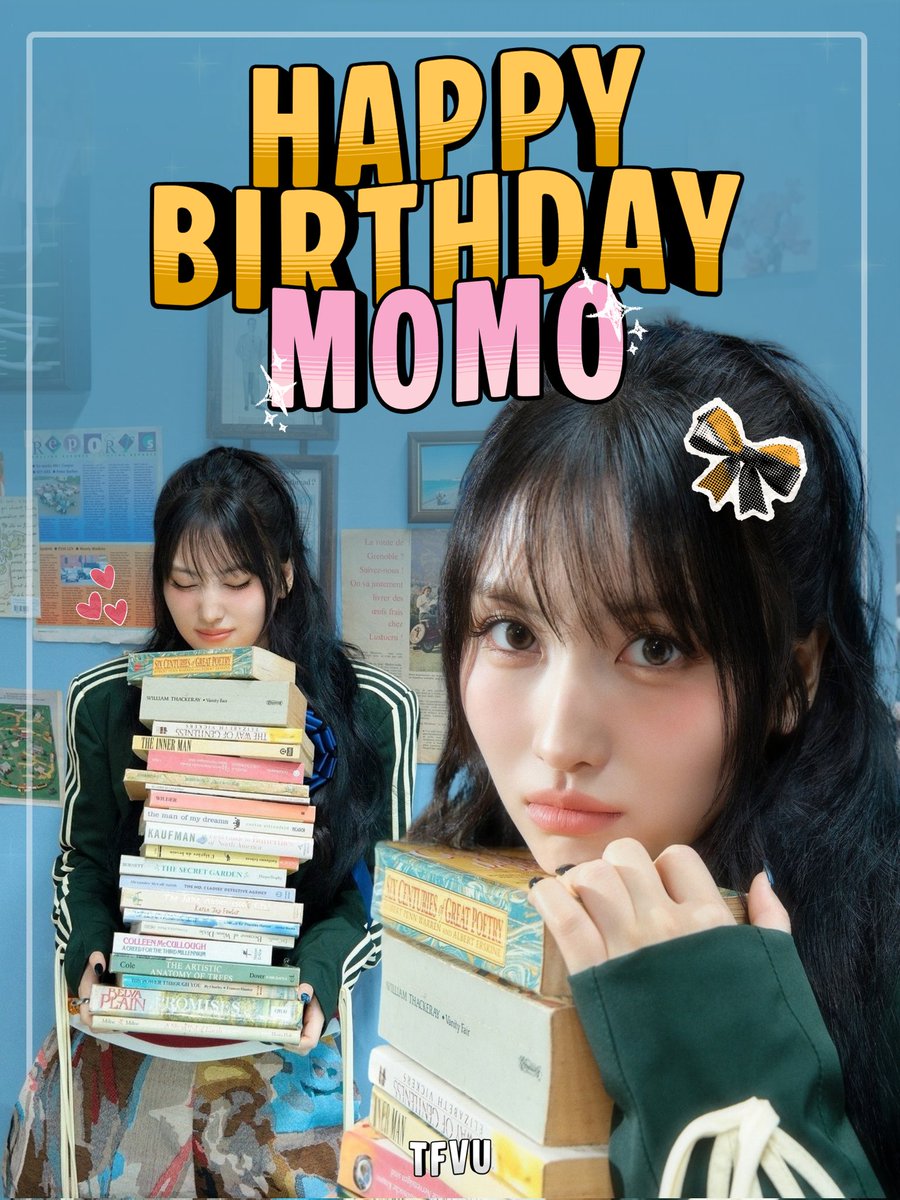 TFVUnion's tweet photo. Our powerful, lovable, and dancing machine, happy birthday! 

You never fail to light up every stage with your passion and charm. Thank you for sharing your endless energy, laughter, and love, you make TWICE’s performances unforgettable and ONCE’s hearts full! 💗

HAPPY MOMO DAY 
#모모에게_어김없이_끌려들어
#Happy_PeachDay_MOMO
@JYPETWICE