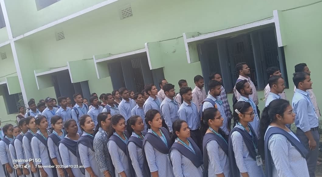 Observance of 150  years of our  national song at DPIASE. All the students and staff  sang the national song unitedly.<a href="/DHE_Odisha/">Higher Education Department, Govt. of Odisha 🇮🇳</a>