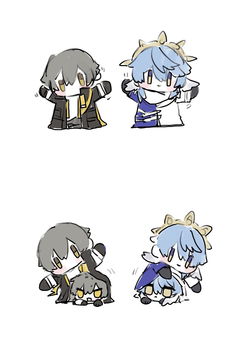 穹日前提　ぱぺかわい〜の絵