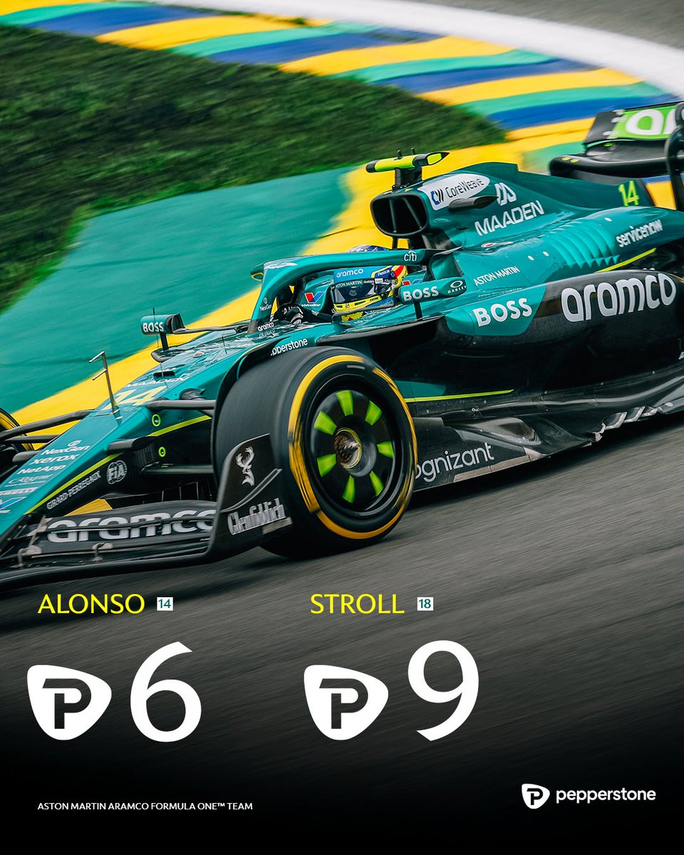 A strong Sprint in São Paulo. 🏁

Fernando finishes in P6 and Lance in P9 at Interlagos.

#F1Sprint #BrazilGP