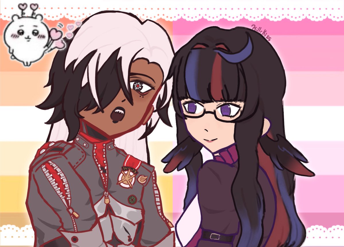 moldeater3000's tweet photo. two lovers 🖤

— #yumetwt #selfshiptwt #hsrtwt #boothillyume https://t.co/ZXOpA6oS7W