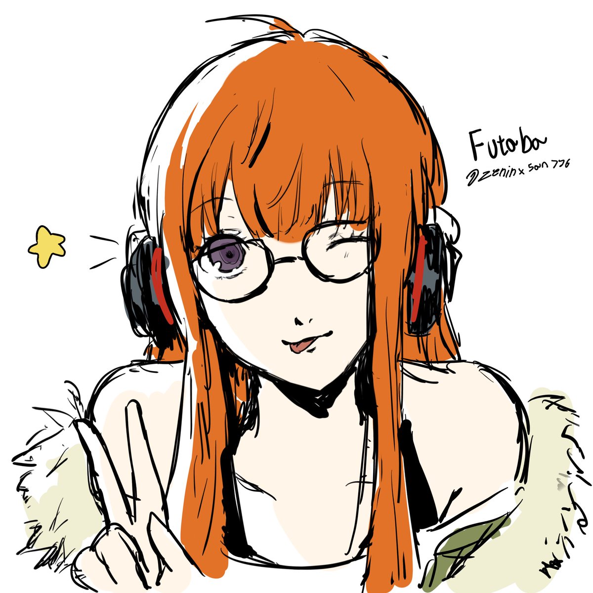 zeninxsan766's tweet photo. I love futaba #persona5 https://t.co/V6h9uZd8UZ