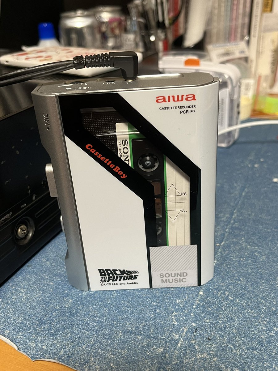ドンキBTTFコラボPCR-F7の魔改造。 整備したメカ、基板を本体に ドンキBTTFコラボPCR-F7の魔改造。 整備したメカ、基板を本体に