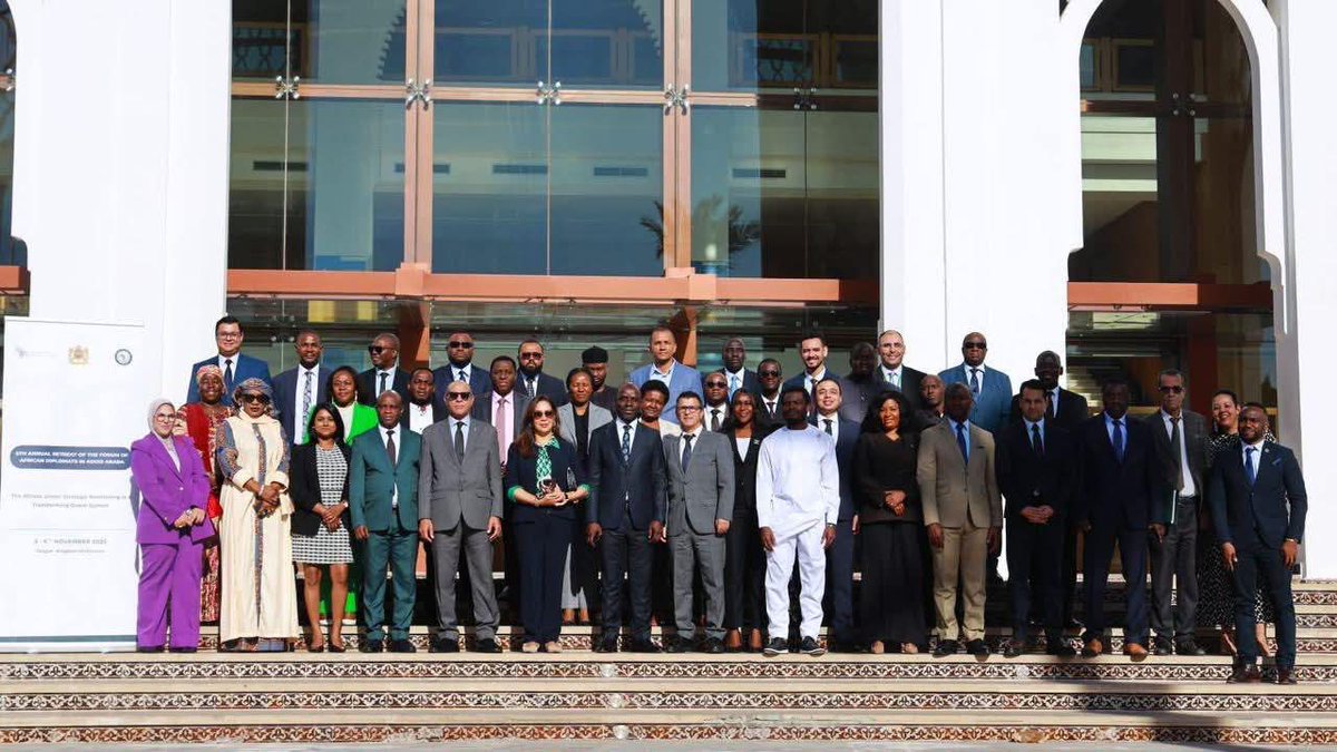 Third Secretary Ahmed Amir participated in the Tangier Retreat of the Forum of African Diplomats, discussing AU reform, financing, and peace operations. Egypt highlighted inclusive reform and sustainable AU funding.
#GlobalSolidarityNetwork #ModelAU #Solidarity 
<a href="/EgyInAddis/">Egypt Mission - Addis Ababa 🇪🇬</a>