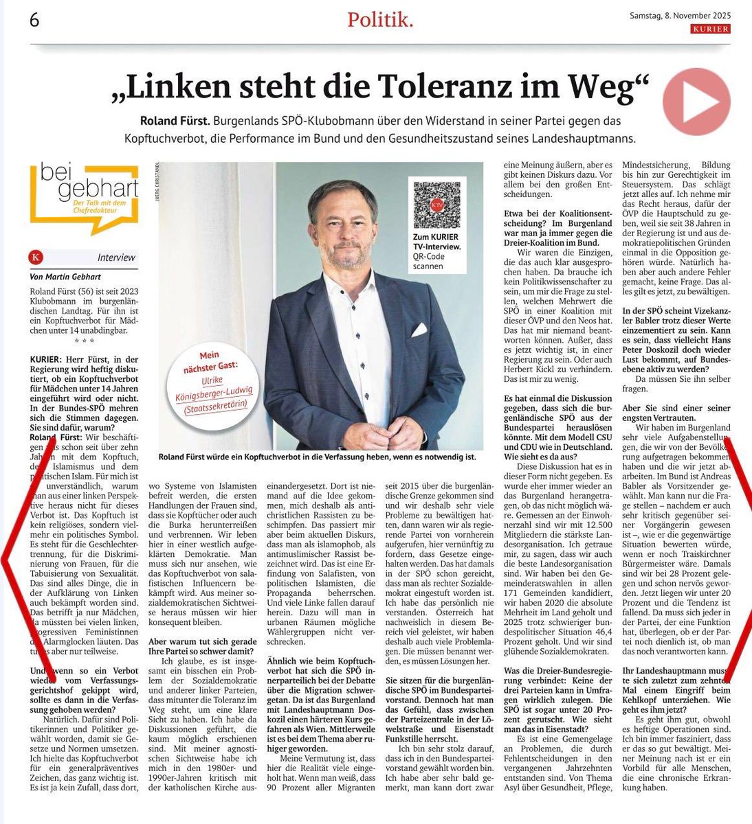 Habe unerwartet viele positive Rückmeldungen bekommen, damit kann ich nicht umgehen😉, daher stelle ich gerne das Interview hier auf X