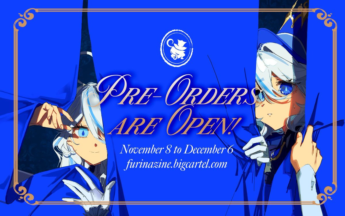 💧 Endless Waltz: A Furina Zine 💧
✦  PRE-ORDERS OPEN ✦ 
🛒 furinazine.bigcartel.com

The curtain rises once more upon Fontaine’s grand stage!🌊 Claim your seat before the final act— a dazzling showcase crafted by 40+ creators!✨ 

📅 Nov 8 – Dec 6
#芙宁娜 #フリーナ #푸리나
