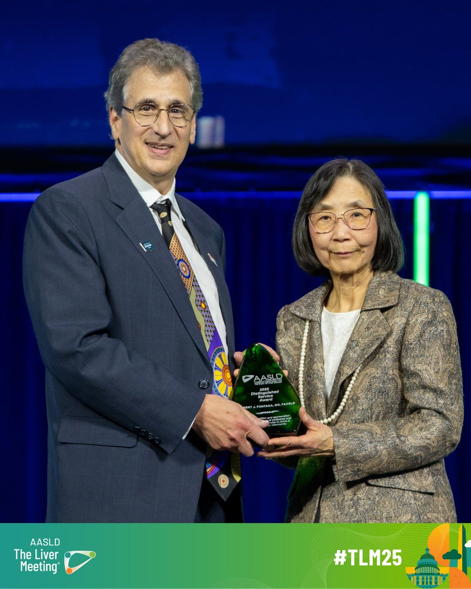 AASLDtweets's tweet image. Celebrating excellence in hepatology! 🌟
We proudly recognized this year’s awardees and honorees at the #TLM25 Awards &amp;amp; Honors Gala. Join us in congratulating this incredible group of 2025 AASLD Distinguished Awardees! 👏👏