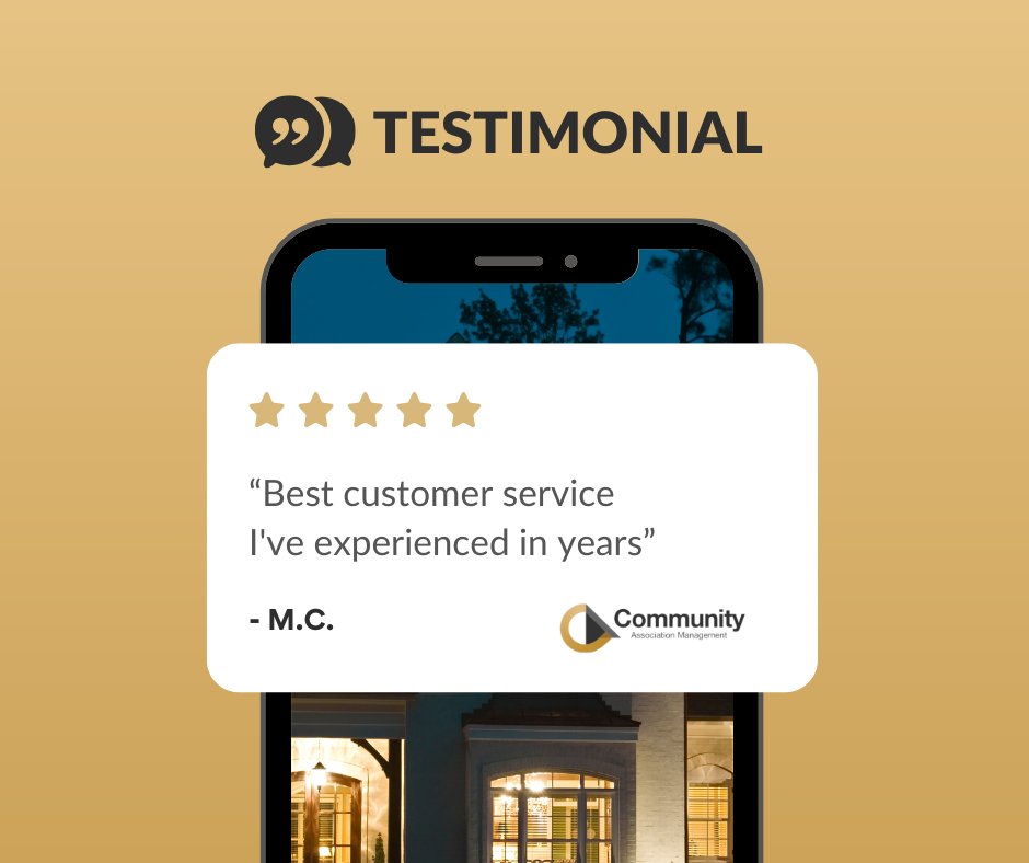wehelpyourhoa's tweet image. "Best customer service I've experienced in years" - M.C. ⭐️⭐️⭐️⭐️⭐️

#hoa #communityassociation #hoaboard #communityassociationmanagement