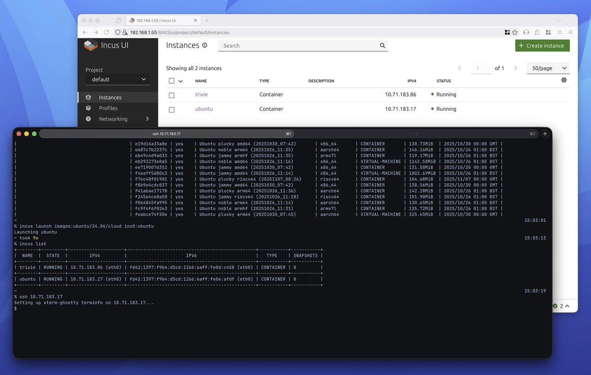 yankcrime's tweet image. Just installed IncusOS on my ageing 10th generation Intel NUC and it&apos;s gone flawlessly.  Super impressed with it all so far.
