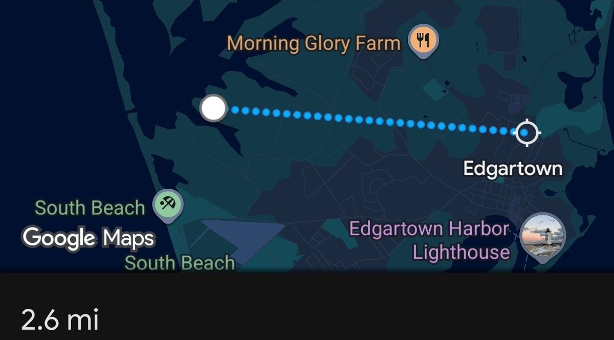 This is the distance between the Obama residence and their nearest pharmacy on Martha's Vineyard.