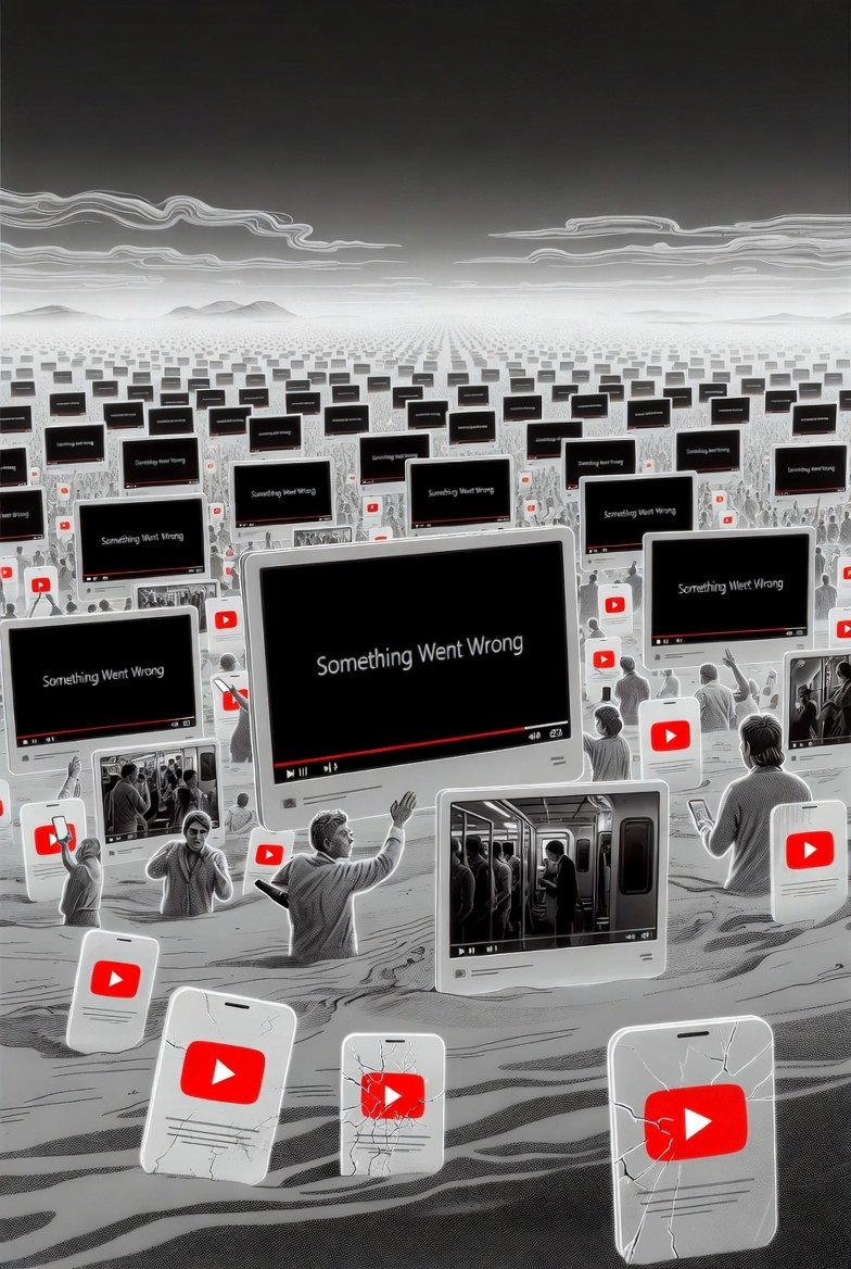 techbreifx's tweet image. YouTube users worldwide (including heavy 🇮🇳 traffic) reporting massive loading fails today blank screens, stuck videos, &quot;something went wrong&quot; everywhere. 
Thought it was a full outage? Nah, it&apos;s the latest anti-ad blocker push. 

If you&apos;ve got uBlock/AdGuard on, you&apos;re blocked.…