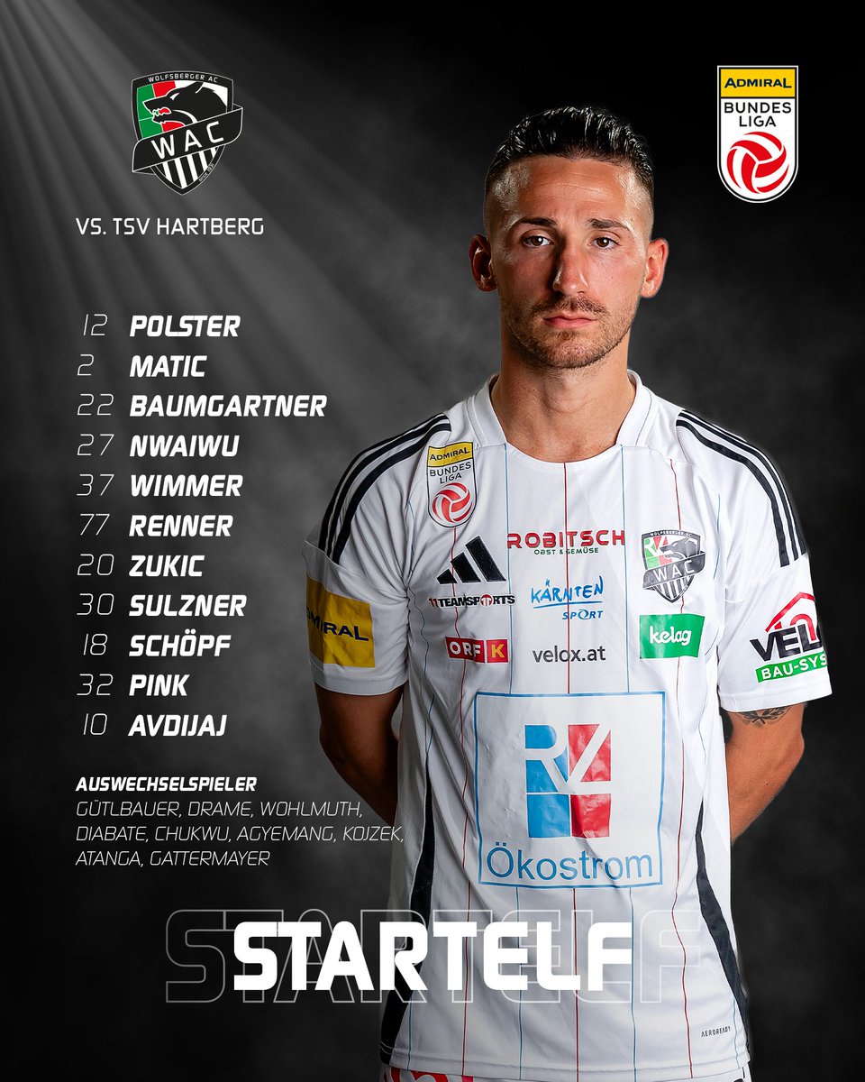 WolfsbergerAC's tweet photo. So starten wir in die heutige Partie! 💯 #wachtb https://t.co/gKfTZVt9ET