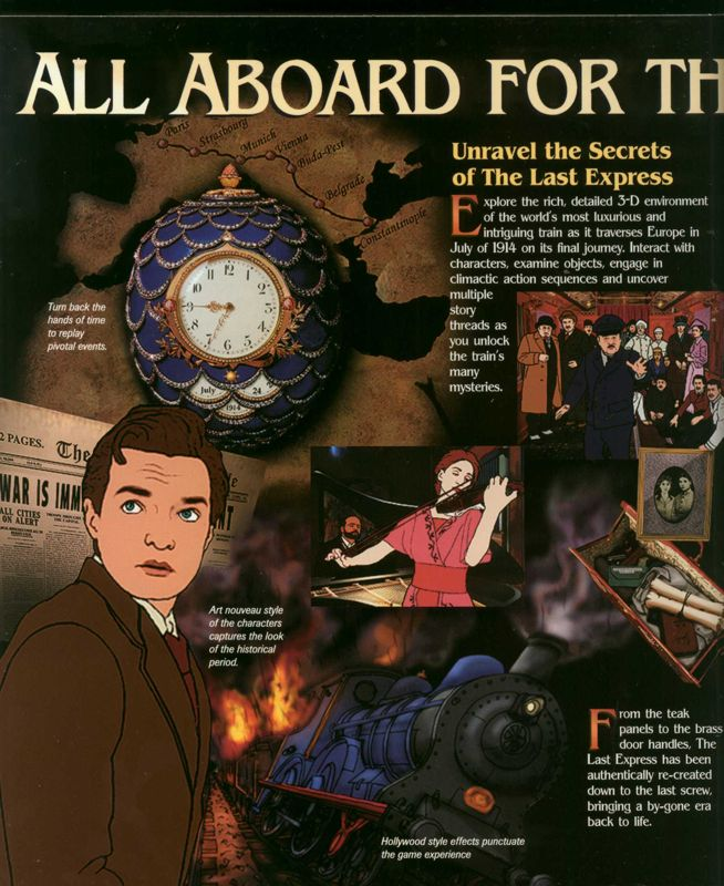 playing The Last Express a 1997 PC adventure game with a unique time mechanic designed by Jordan Mechner twitch.tv/RetrogradeTom #retrogaming