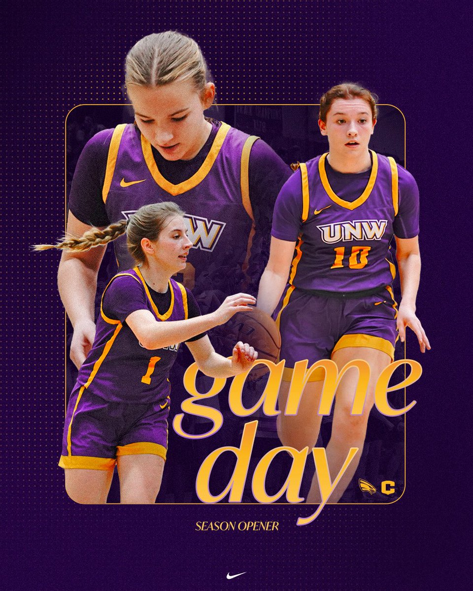 🏀 HOOPS ARE HERE! 🙌

<a href="/unwwbb/">UNW Women’s Basketball</a> opens its season today in the Ericksen Center at 2:00 PM against Central!

🦅 #CompeteWithPurpose