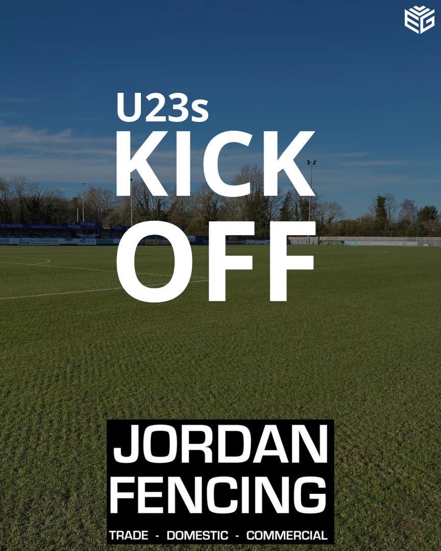 U23s kick off playing towards the bowls green end.