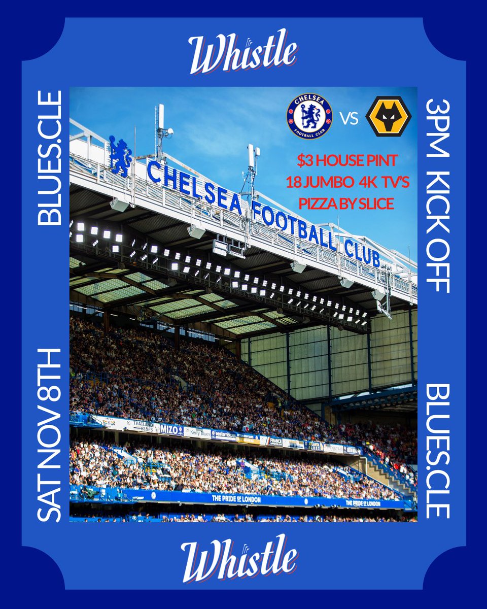 The lads are back in action - join us at 3pm and cheer them on as they take on the Wolves!  #CLEBlues 🍺🍕⚽️