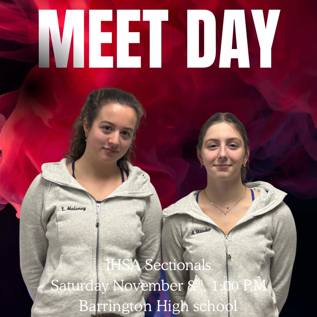 ViatorAquatics's tweet photo. Meet day
IHSA Sectionals 
Barrington High school
1:00 P.M https://t.co/sfsMzI1qMv