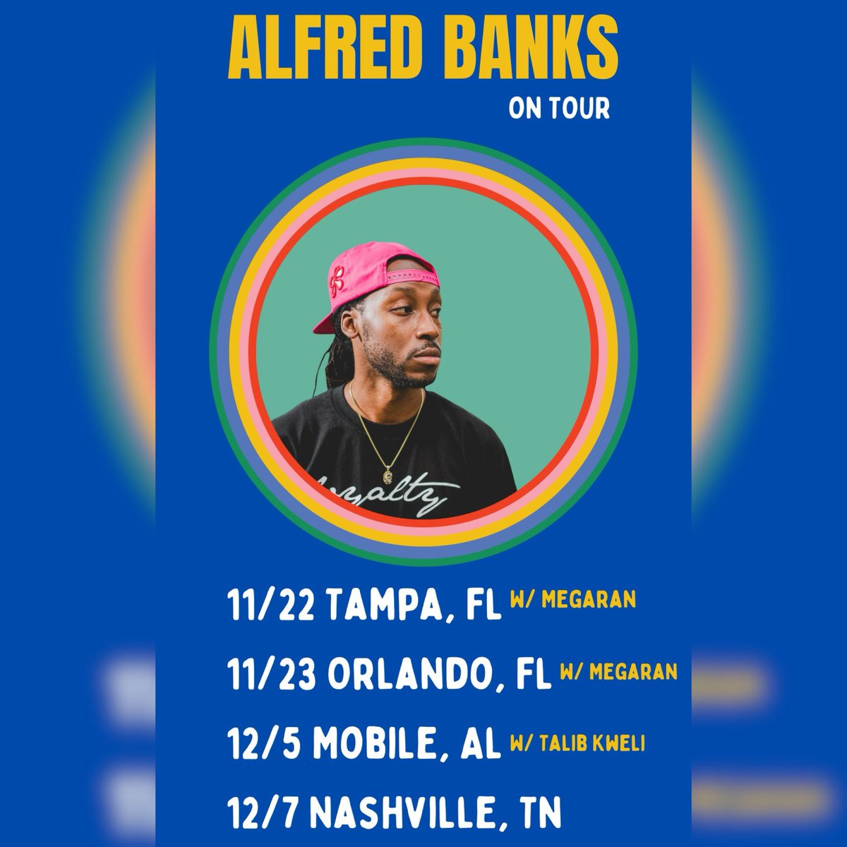 underdogcentral.com/shows

I’m ending 2025 in the strongest way possible! Got shows with <a href="/MegaRan/">Mega Ran</a> &amp; Talib Kweli!

Come see Alfred Banks Live on Stage!