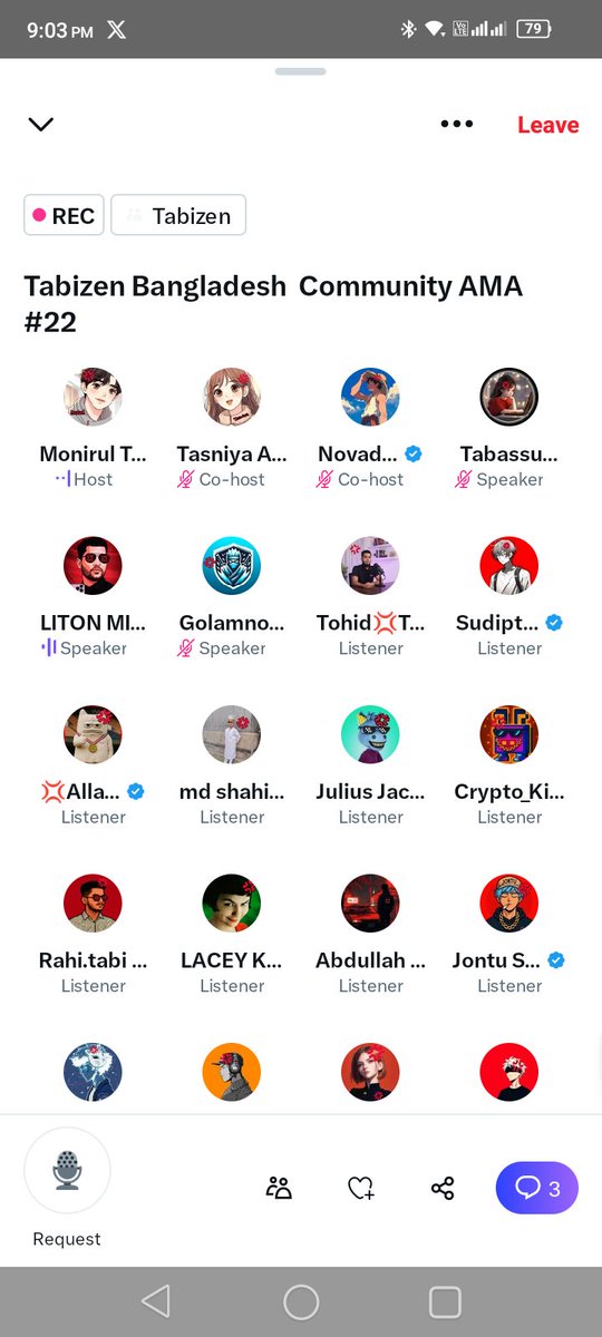 Bangladesh Tabizen Community AMA Live Join Now

x.com/i/spaces/1MYxN…