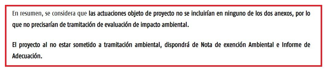 Las empresas Getinsa Euroestudios y TPF Ingeniería, encargadas por <a href="/Adif_es/">Adif</a> de hacer el proyecto para las pantallas acústicas, afirman que las líneas afectadas no cuentan con DIA, obviando que en Palencia, la LAV tiene dos DIA, de 2010 y 2018, y, por tanto, el proyecto es ilegal.