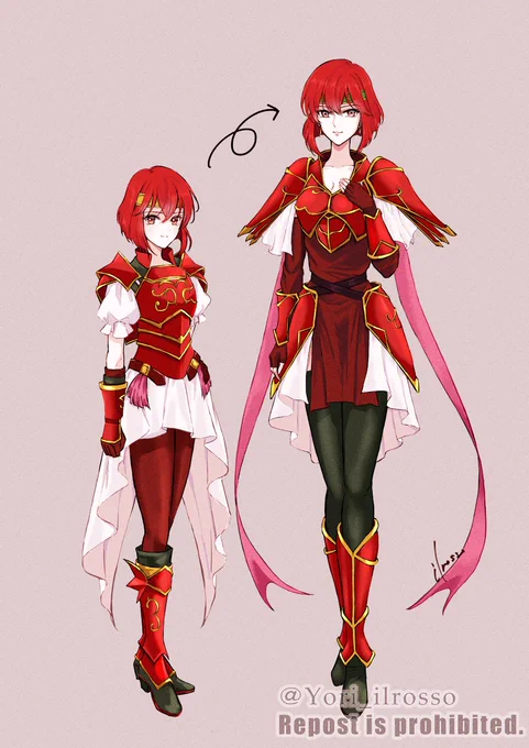 子供ミネルバちゃんとミネルバ様