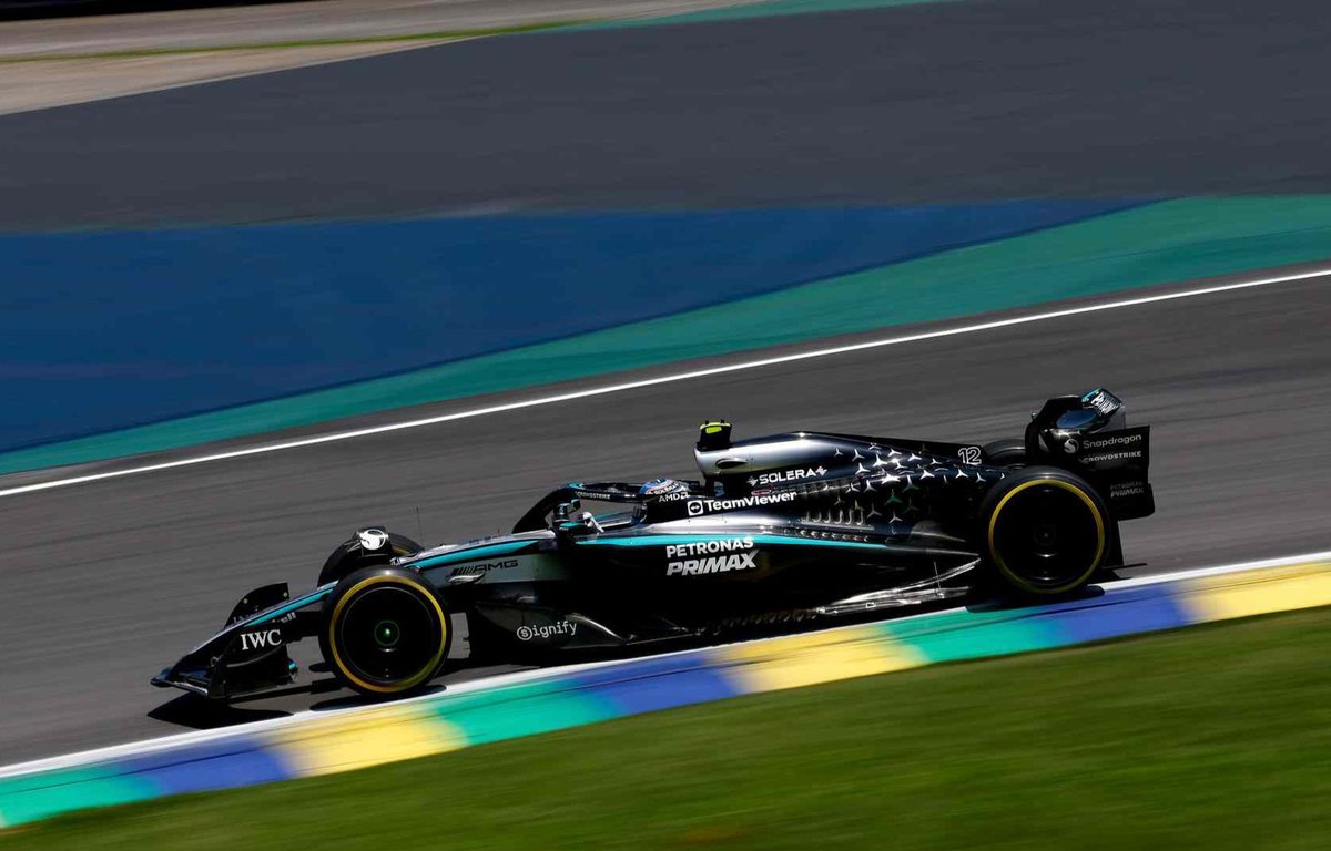 TheHardCompound's tweet image. A huge last lap accident for @gabortoleto85 confirms @F1 Sprint Race victory for @LandoNorris at Interlagos.

Norris' extends his standings lead after a DNF for @OscarPiastri, Kimi Antonelli takes 2nd, @GeorgeRussell63 3rd.

Main event to come...🇧🇷

#f1 #sprint #Brasil #McLaren