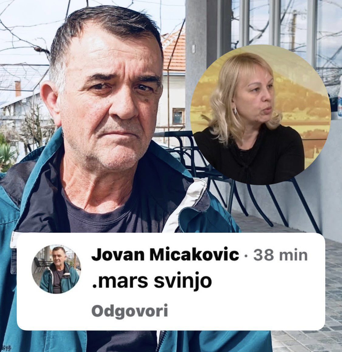 Učinimo ga poznatim! #pamtimo 

Jovan Micaković je napisao jako ružan komentar na račun Dijane Hrke, žene čiji je sin poginuo ispod nadstrešnice.

Da li neko ima više informacija o Jovanu?

Ovo je njegov FB profil: facebook.com/share/1DdToLAN…