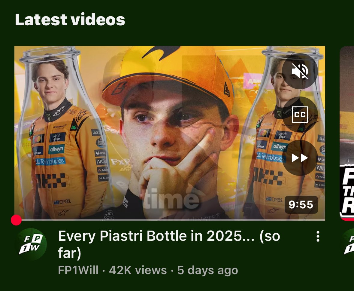 I literally did this in the video last week…