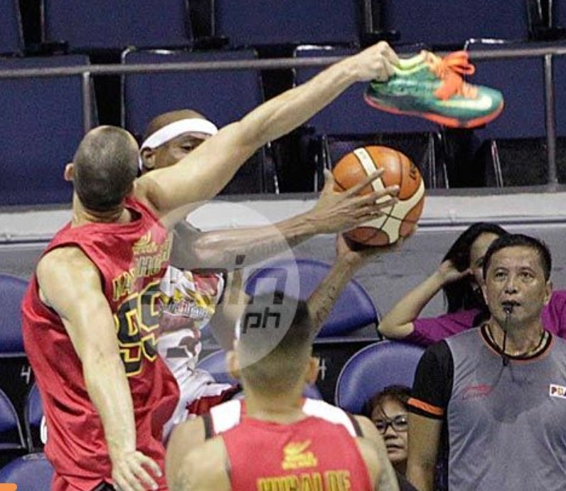 moklo55's tweet photo. @overtime @CBBonFOX In the Philippines a few years ago, there was this shoe block try! https://t.co/t7vZReQebx