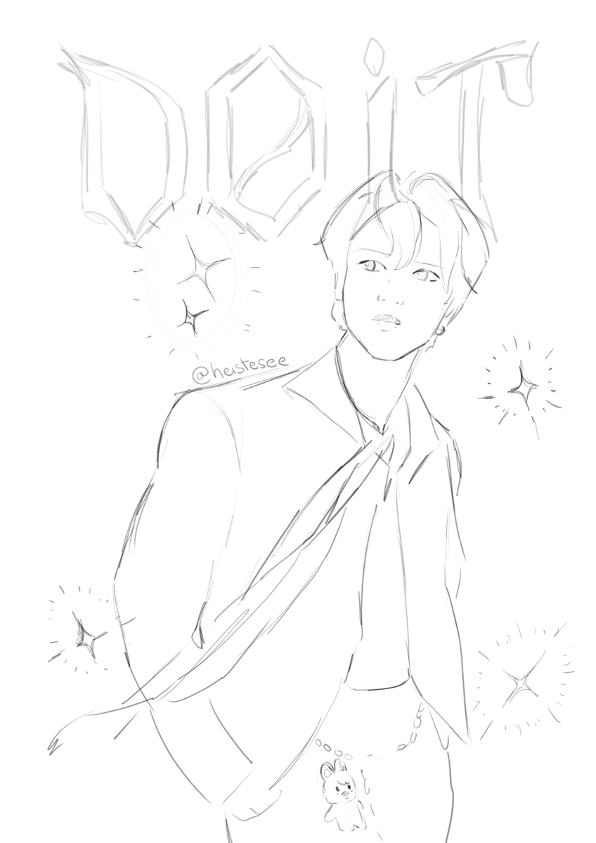 heistesee's tweet photo. I’m drawing Seo Changbin… but it’s slowly becoming Han 
#straykids #seochangbin #stay #doit #changbin #han #skz https://t.co/UCz9DFXYzF